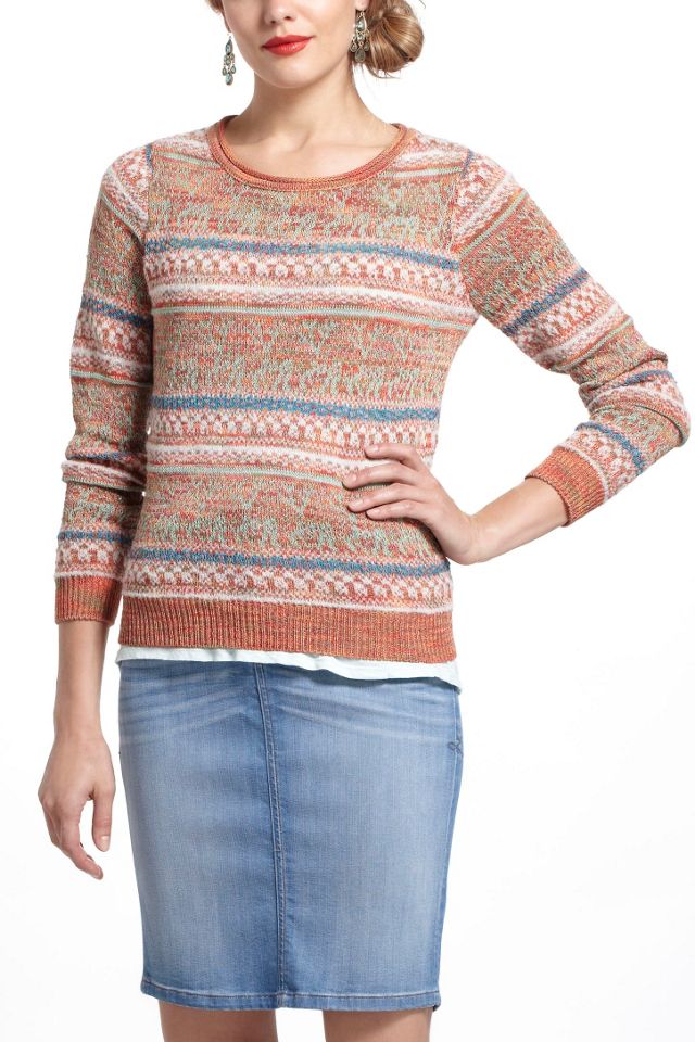 Shimmered Fairisle Sweater #1