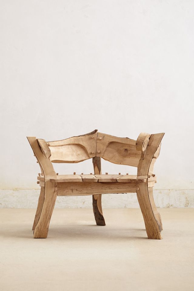 Rounded Woodlands Bench #2