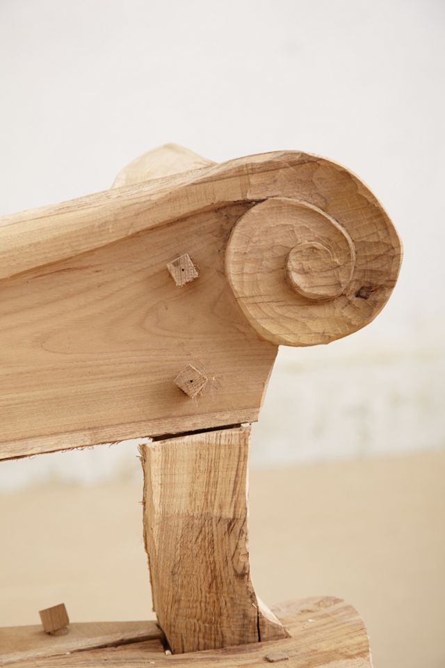 Rounded Woodlands Bench #4