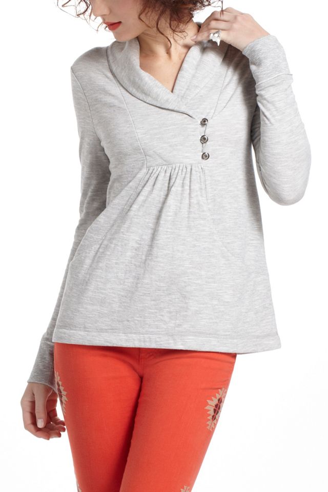 Shawl Collar Sweatshirt #1