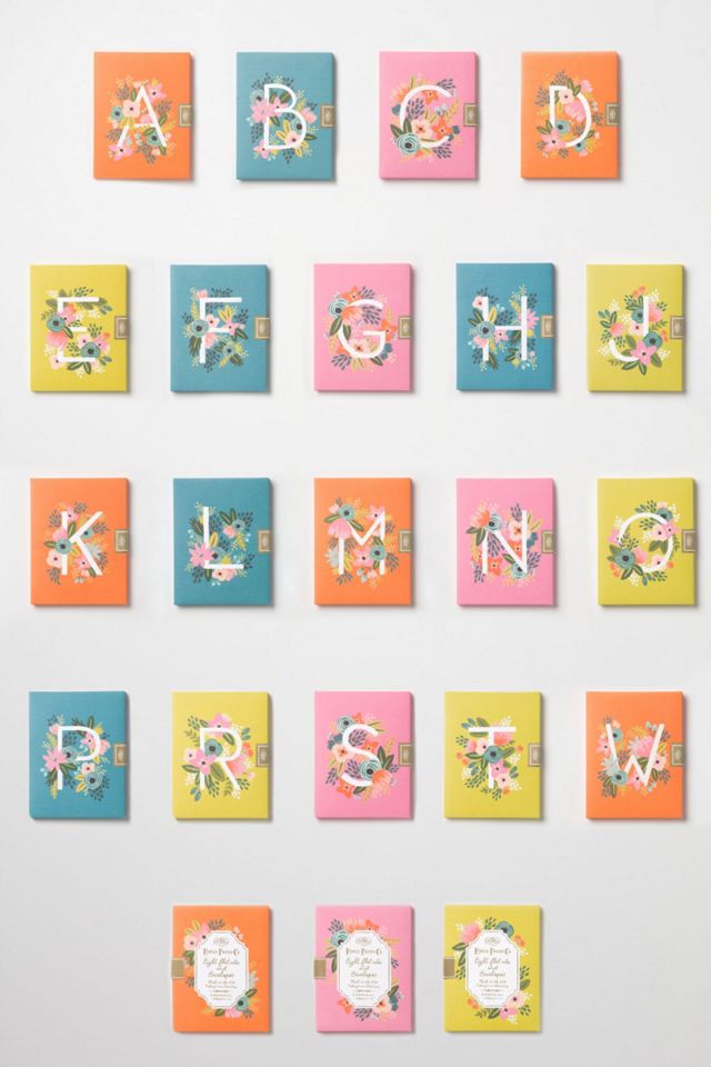 Monogram Notecards #1