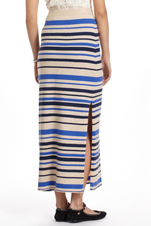 French Stripes Maxi Sweater Skirt #1
