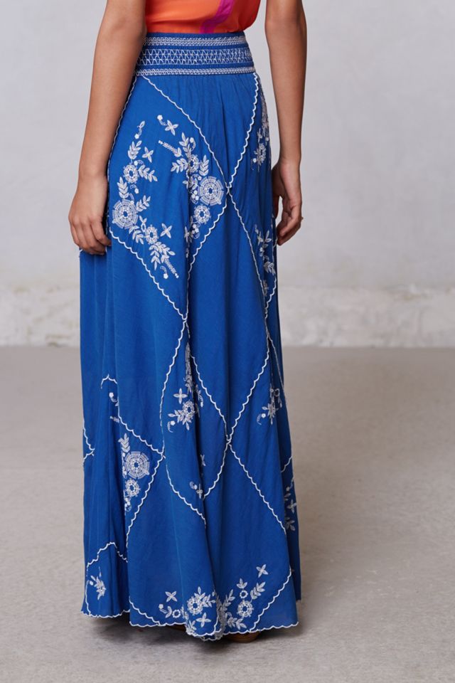 Ping Embroidered Maxi Skirt #2