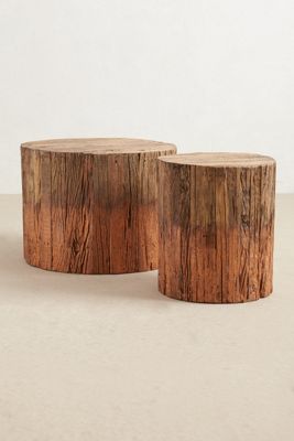 Reclaimed Wood Side Table