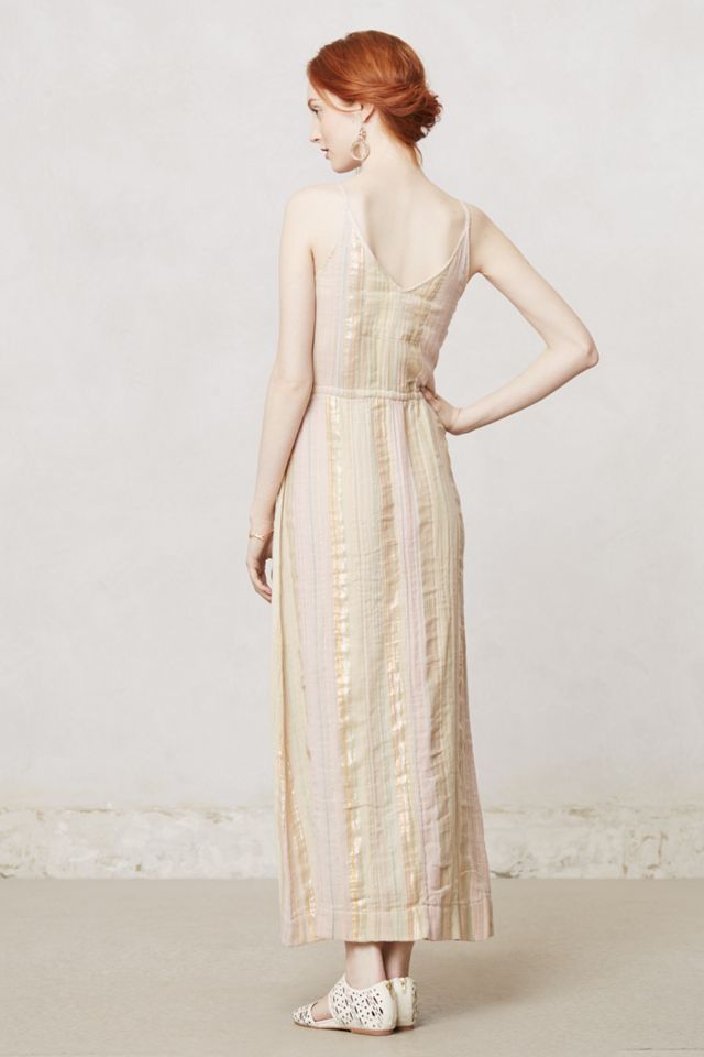 Neapolitan Shimmer Maxi Dress | Anthropologie