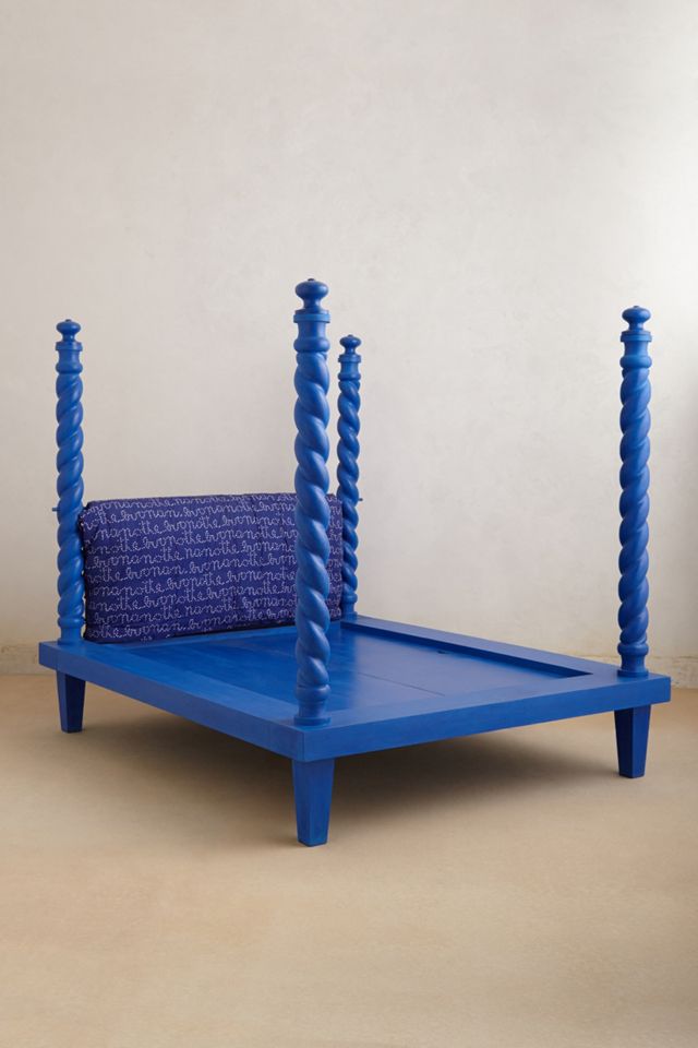 Cobalt Four Poster Bed #1
