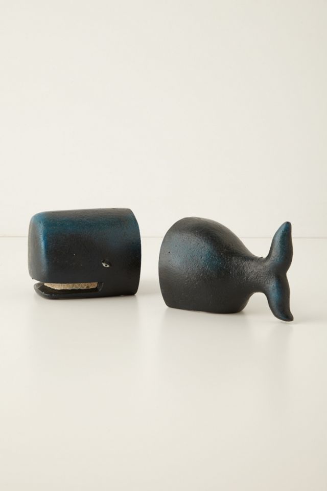 Victorian Whale Bookends  #1
