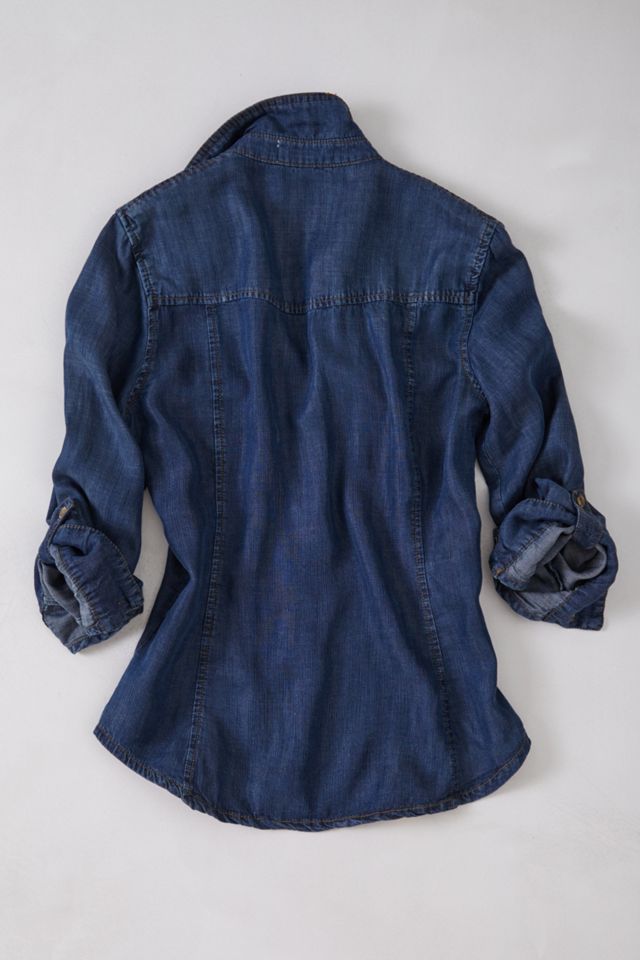 Fitted Western Chambray #1