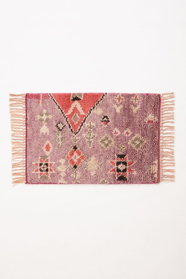 Hand-Knotted Double Diamond Rug #2