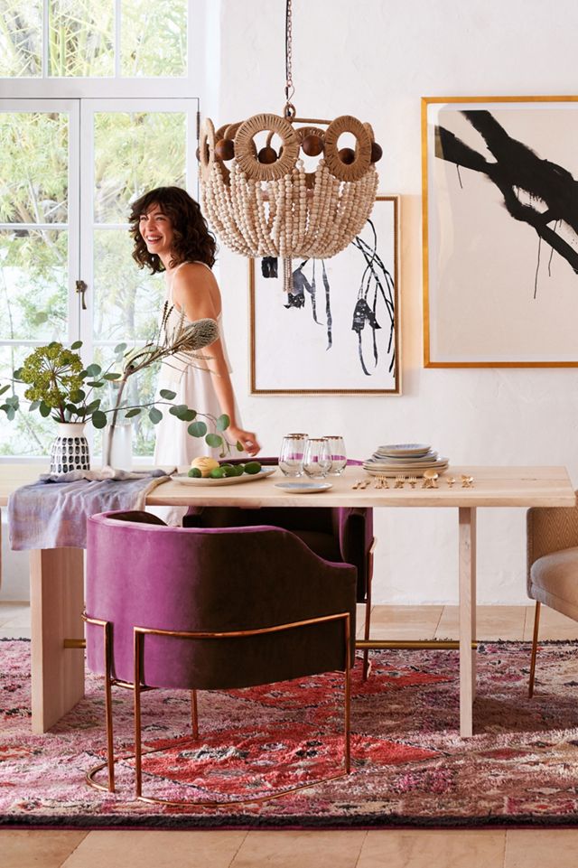 Hand-Knotted Double Diamond Rug #5