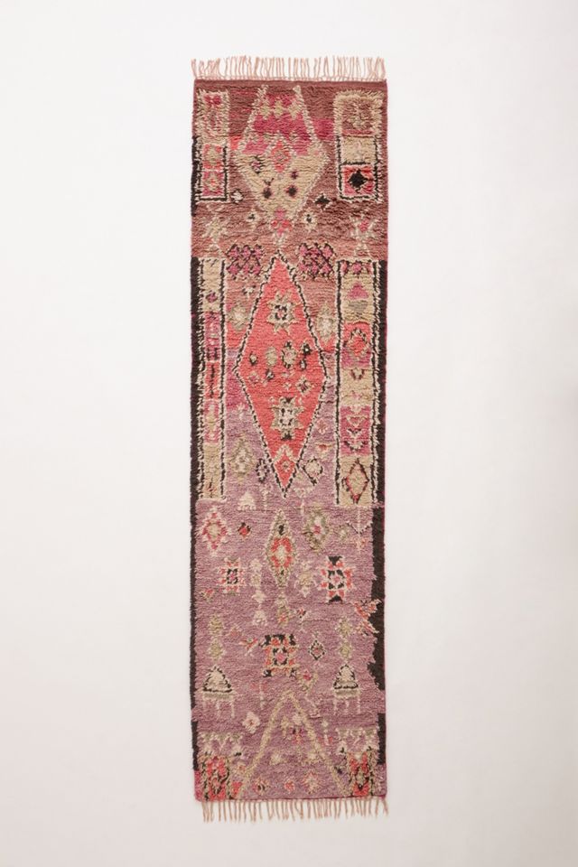 Hand-Knotted Double Diamond Rug #1