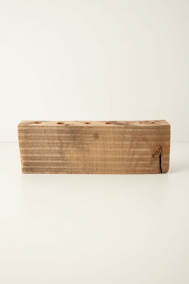 Oakwood Makeup Brush Holder #2