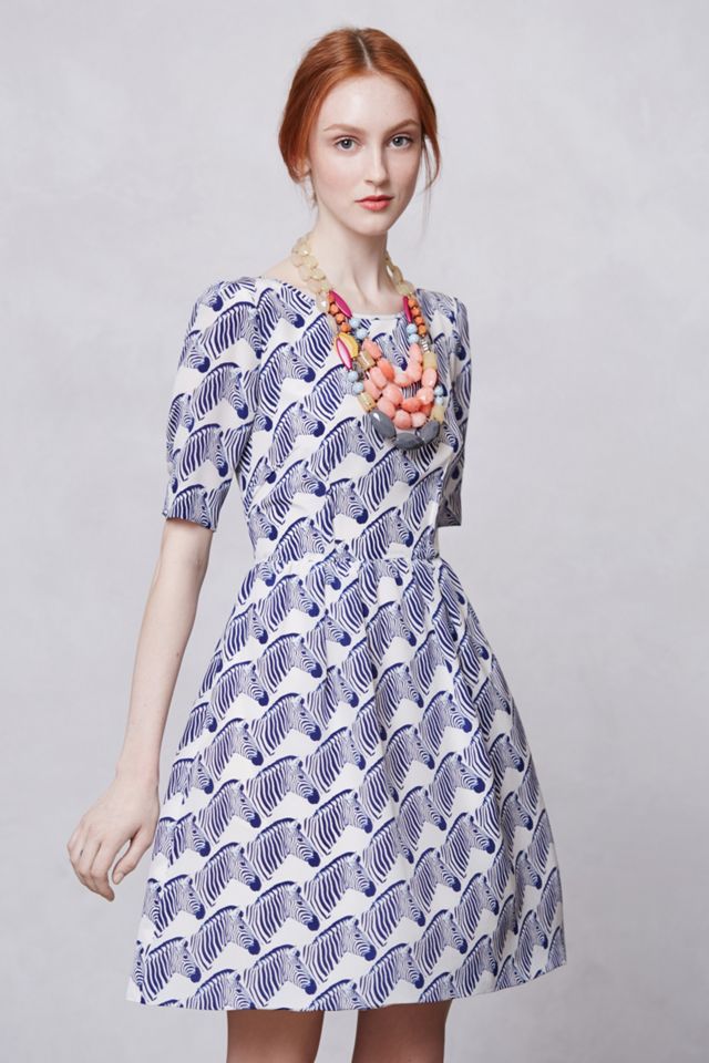 Elizabeth Zebra Dress | Anthropologie