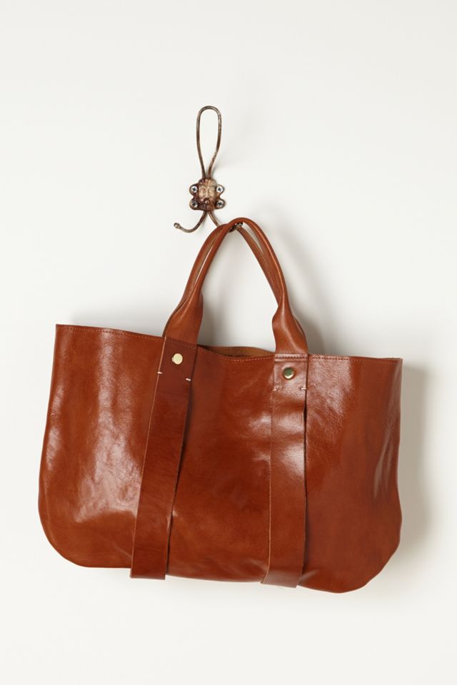 to shop / clare vivier la tropezienne brown leather tote review