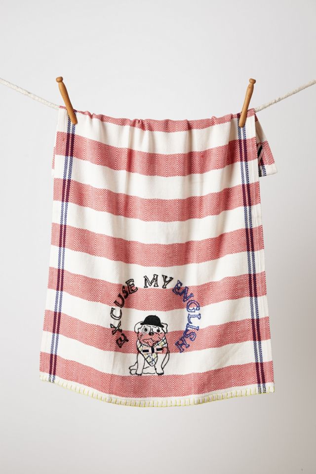 Bulldog Dishtowel
