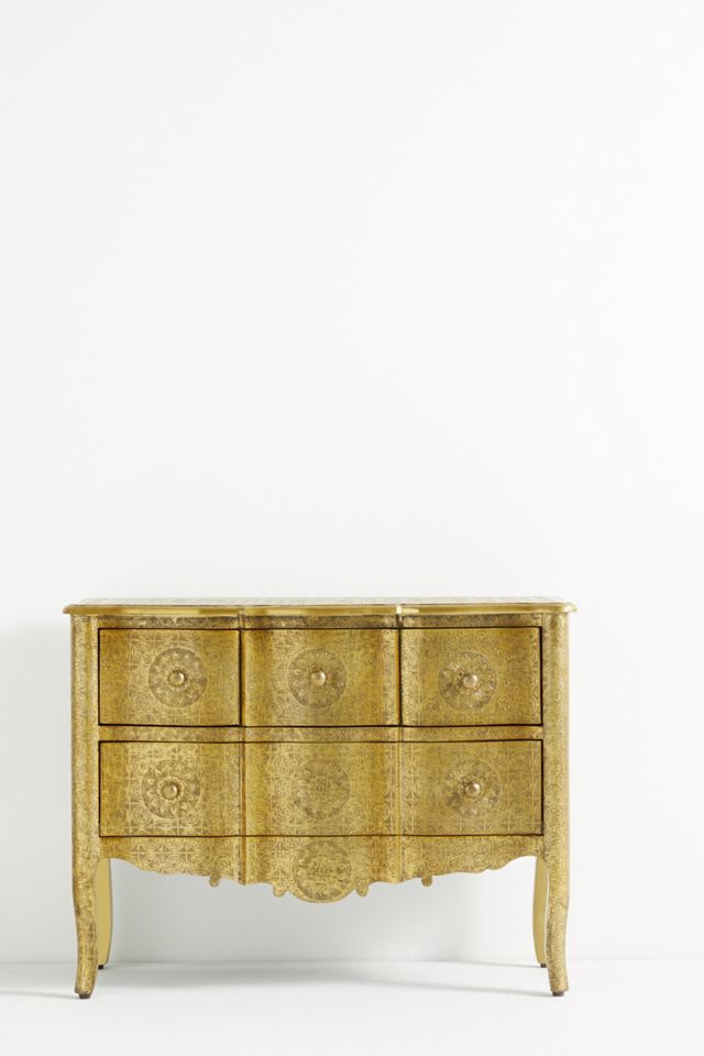Hand-Embossed Four-Drawer Dresser #1