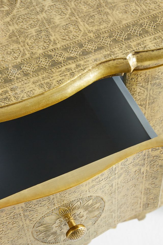 Hand-Embossed Four-Drawer Dresser #5