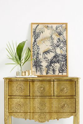 Hand-Embossed Four-Drawer Dresser