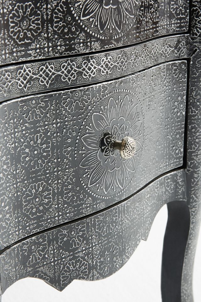 Hand-Embossed Nightstand #3