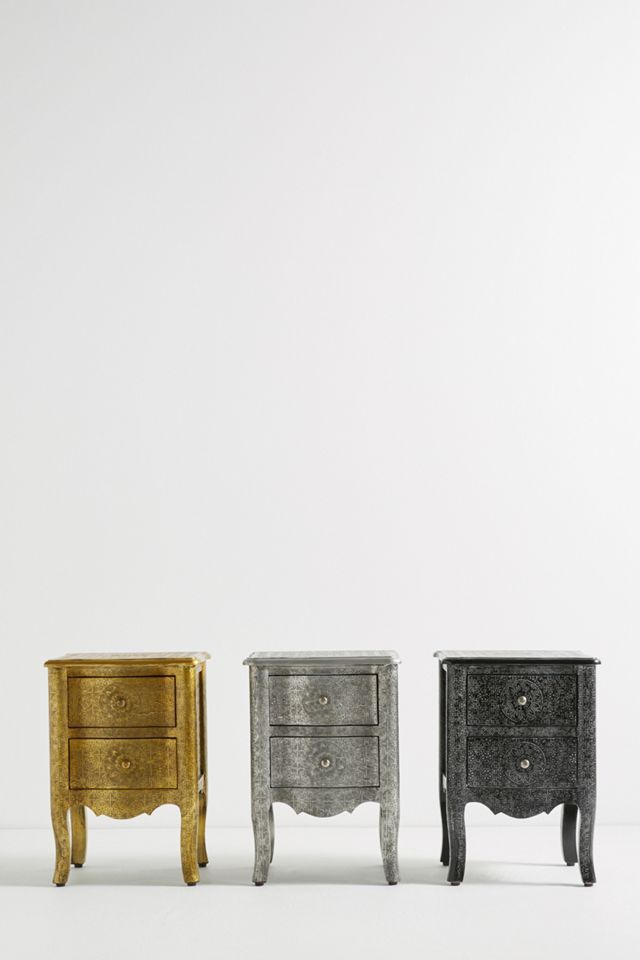 Hand-Embossed Nightstand #6