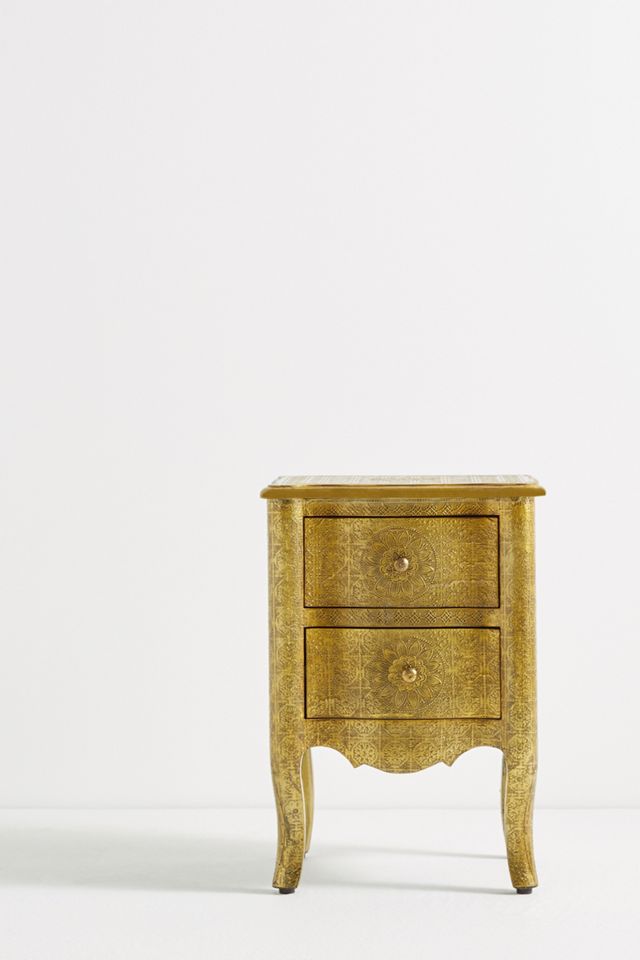 Hand-Embossed Nightstand #1