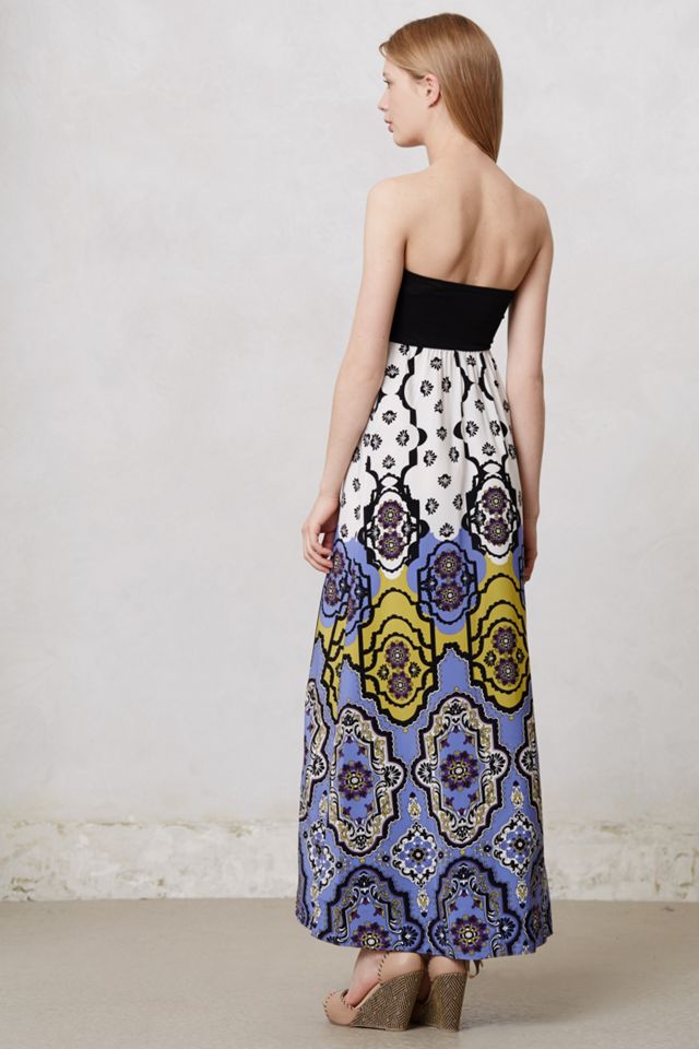 knee length dresses for ladies Lalia Teardrop Maxi Dress / Powder Blue | Meshki main image 0