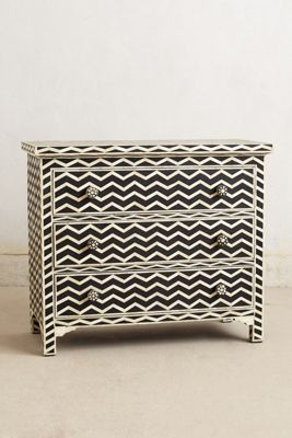 Chevron Inlay Dresser