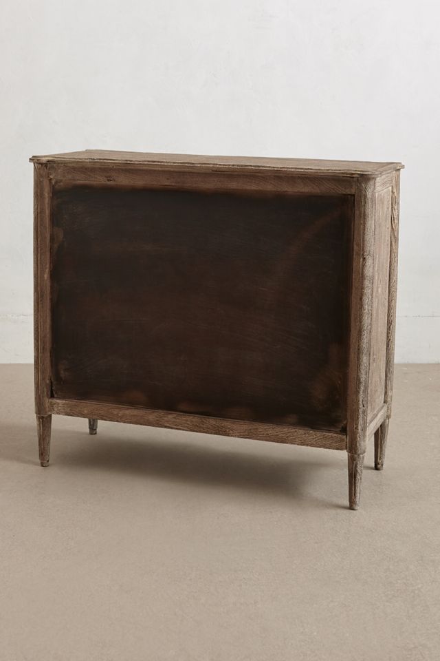 Washed Wood Three-Drawer Dresser #1