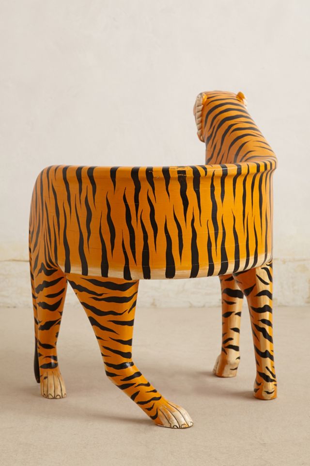 Handcarved Bengal Chair  #1