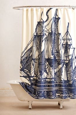 Elizabethan Sails Shower Curtain