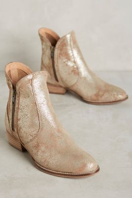 Seychelles metallic clearance booties