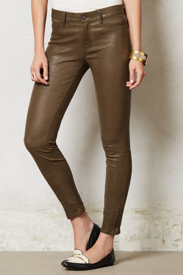 J Brand Super Skinny Leather Leggings #2
