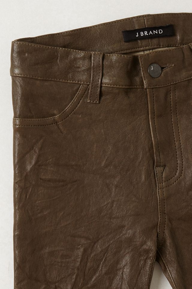 J Brand Super Skinny Leather Leggings #3