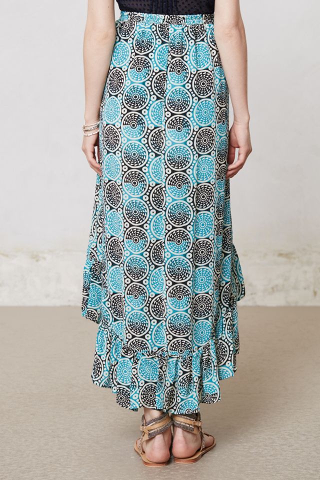 Sundial Silk Maxi Skirt #1