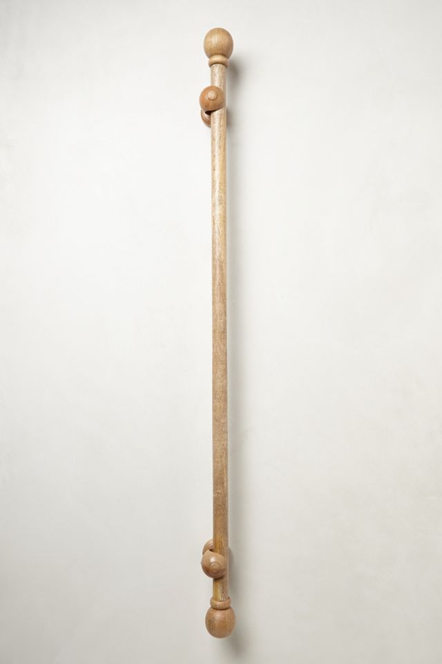 Wood Grain Curtain Rod #2