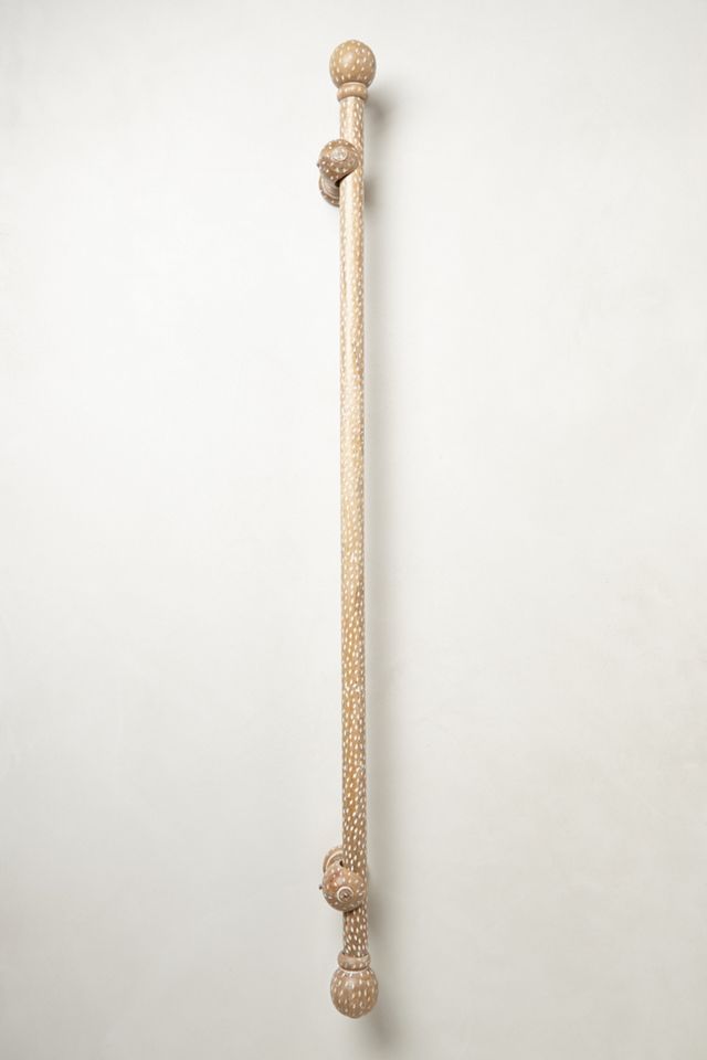 Speckled Wood Curtain Rod #1