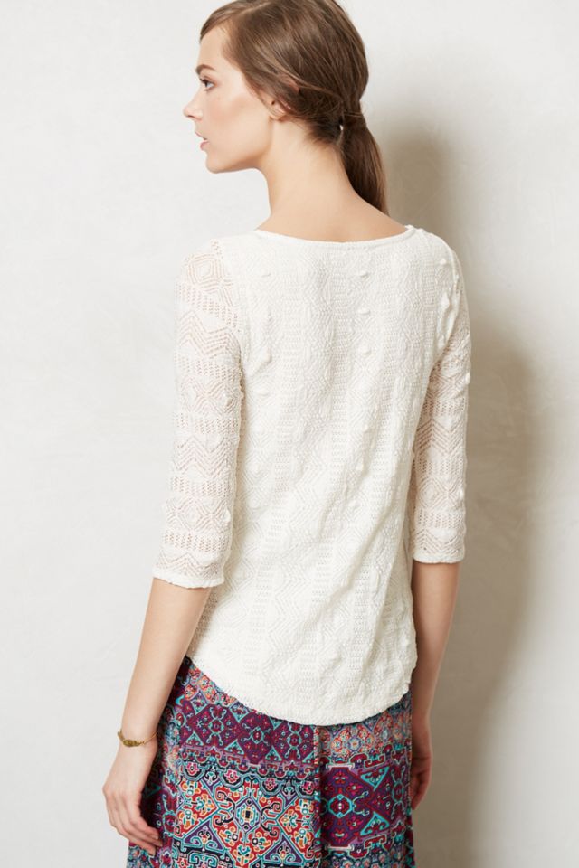 Lace Melange Top #1