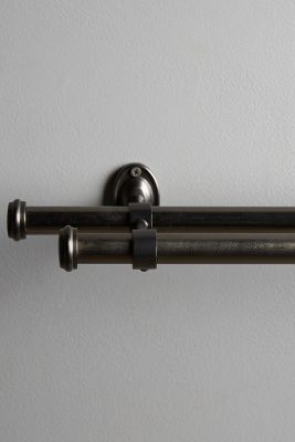Anthropologie Adjustable Double Curtain Rod In Assorted