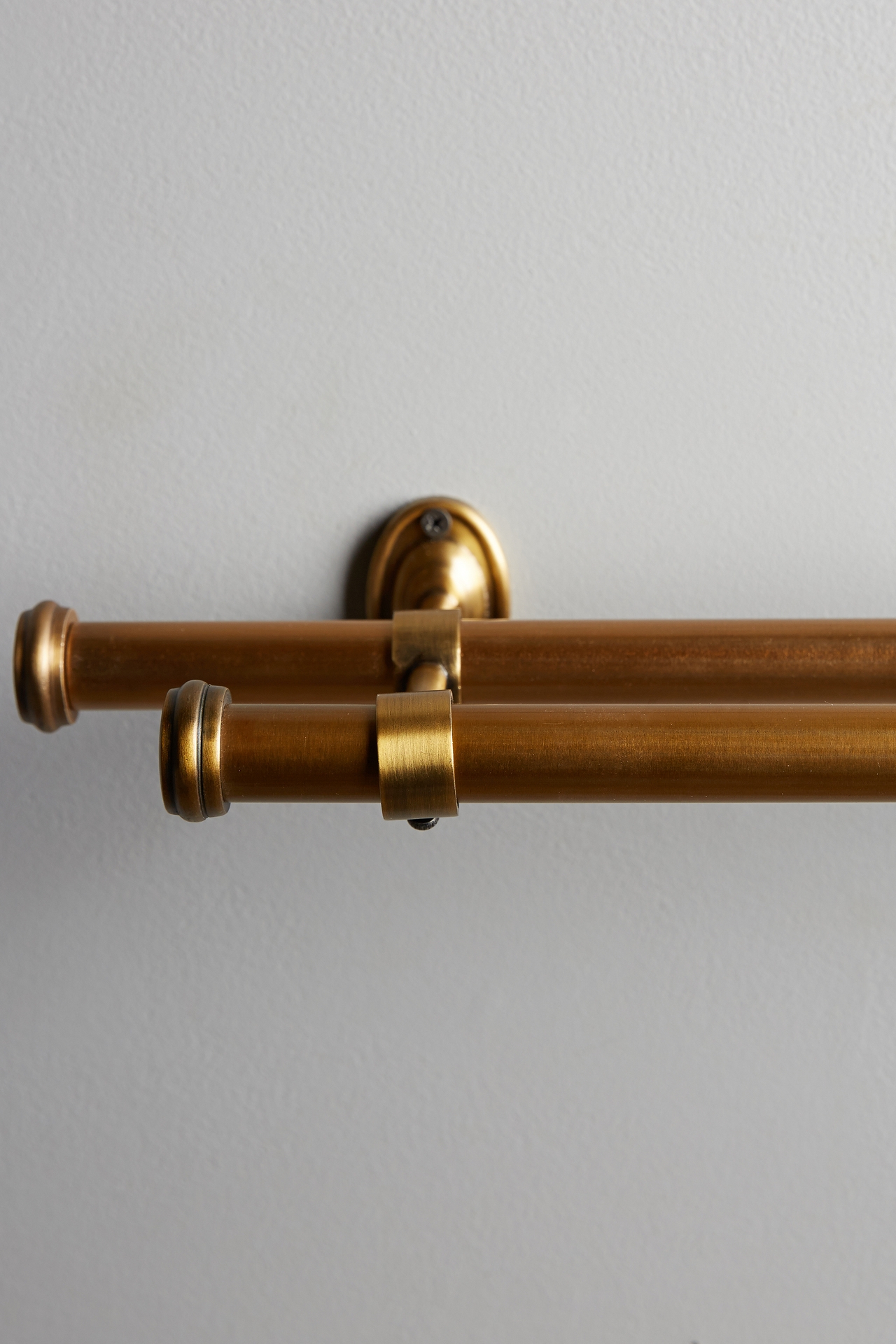 Smithery Adjustable Double Curtain Rod