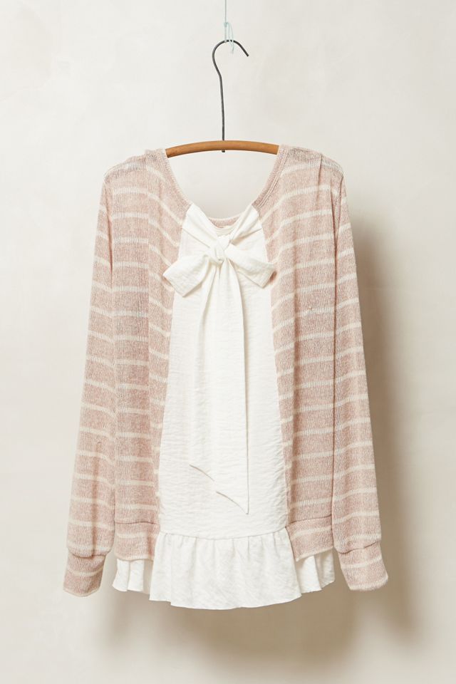 Ruffled Hem Pullover #1