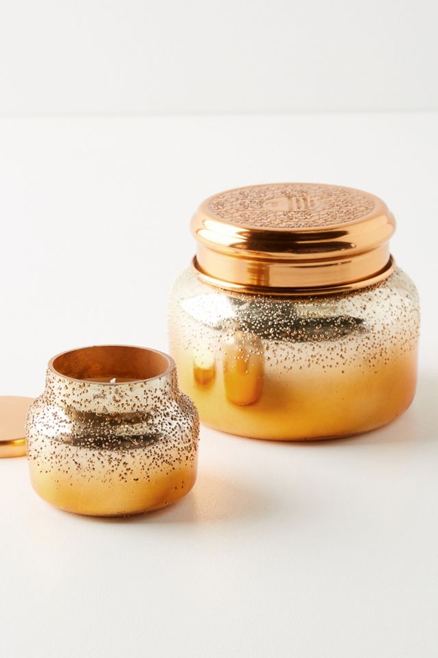 Mini Capri Blue Pumpkin Clove Jar Candle #2
