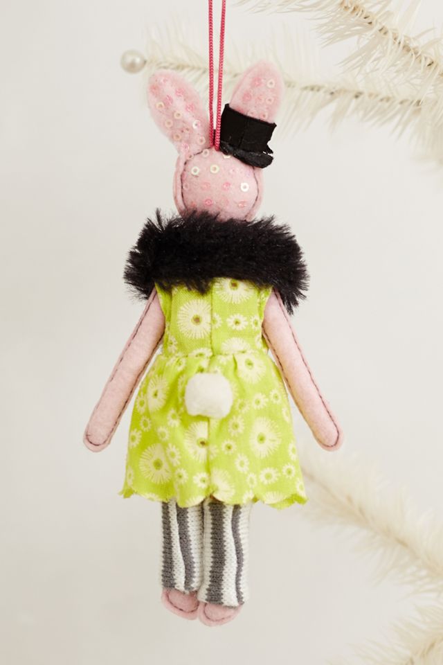 Soiree Bunny Ornament #1