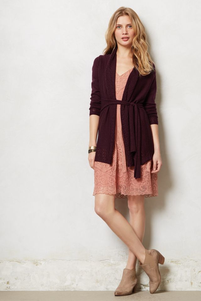 Knitted and clearance knotted cosette cardigan