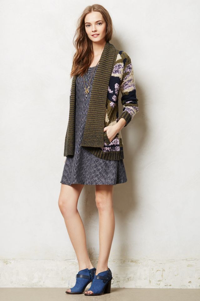 Campagne Camo Cardigan Anthropologie