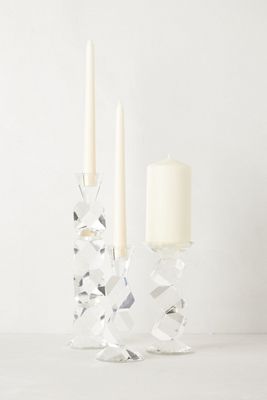 Crystal Ladder Candle Holders