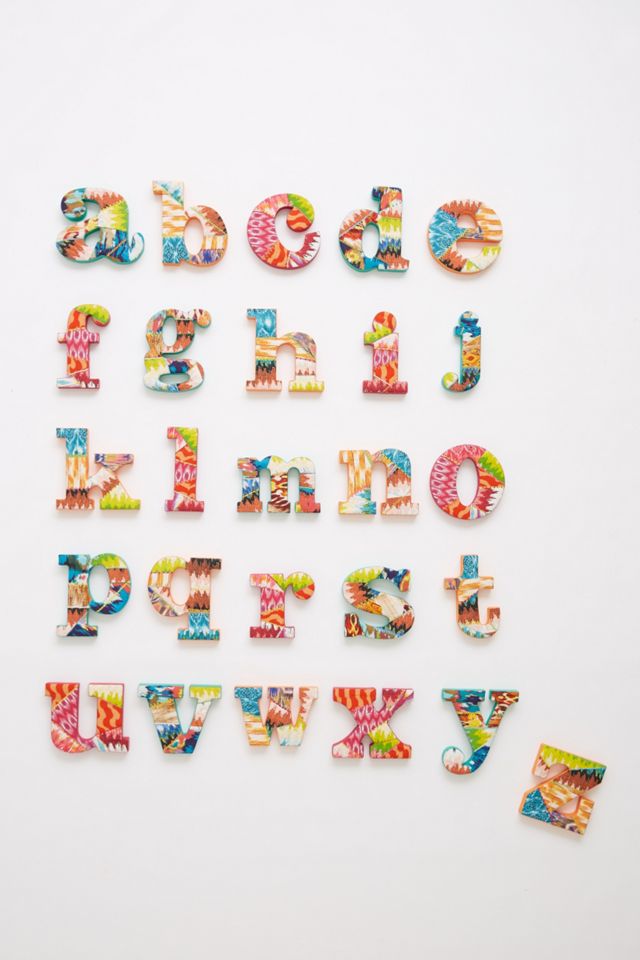 Ikat Monogram Letter #1