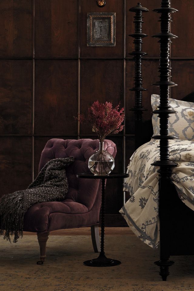 Slub Velvet Orianna Slipper Chair #4