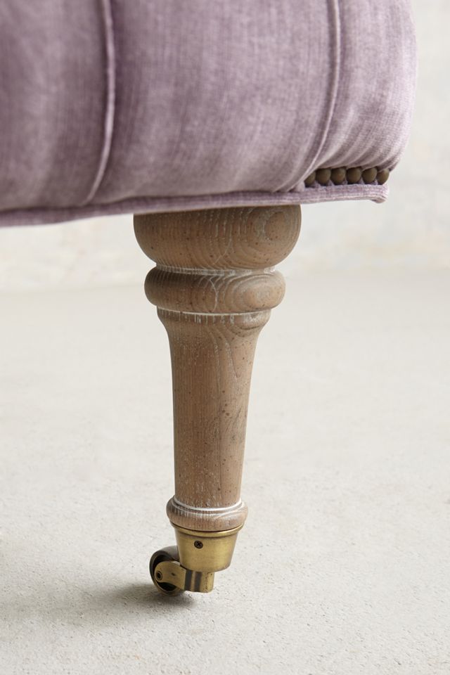 Slub Velvet Orianna Slipper Chair #3