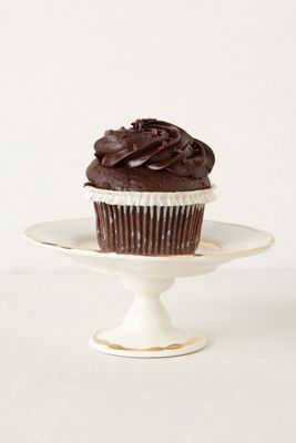 Gold-Trimmed Cupcake Stand