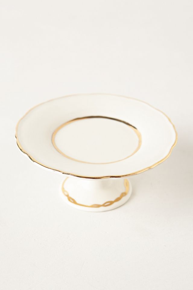 Gold-Trimmed Cupcake Stand #1